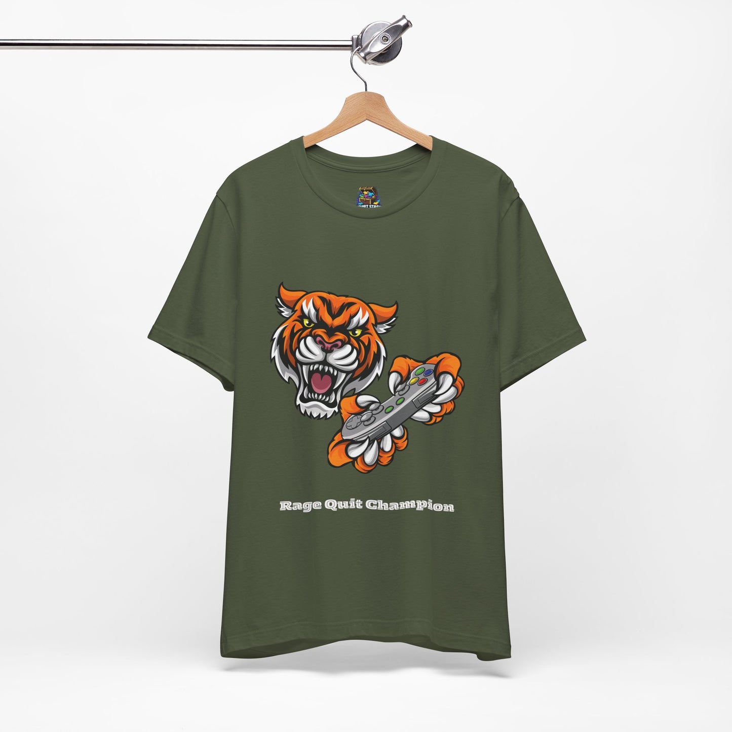 Rage Quit Champions Tiger Tee-Bella+Canvas