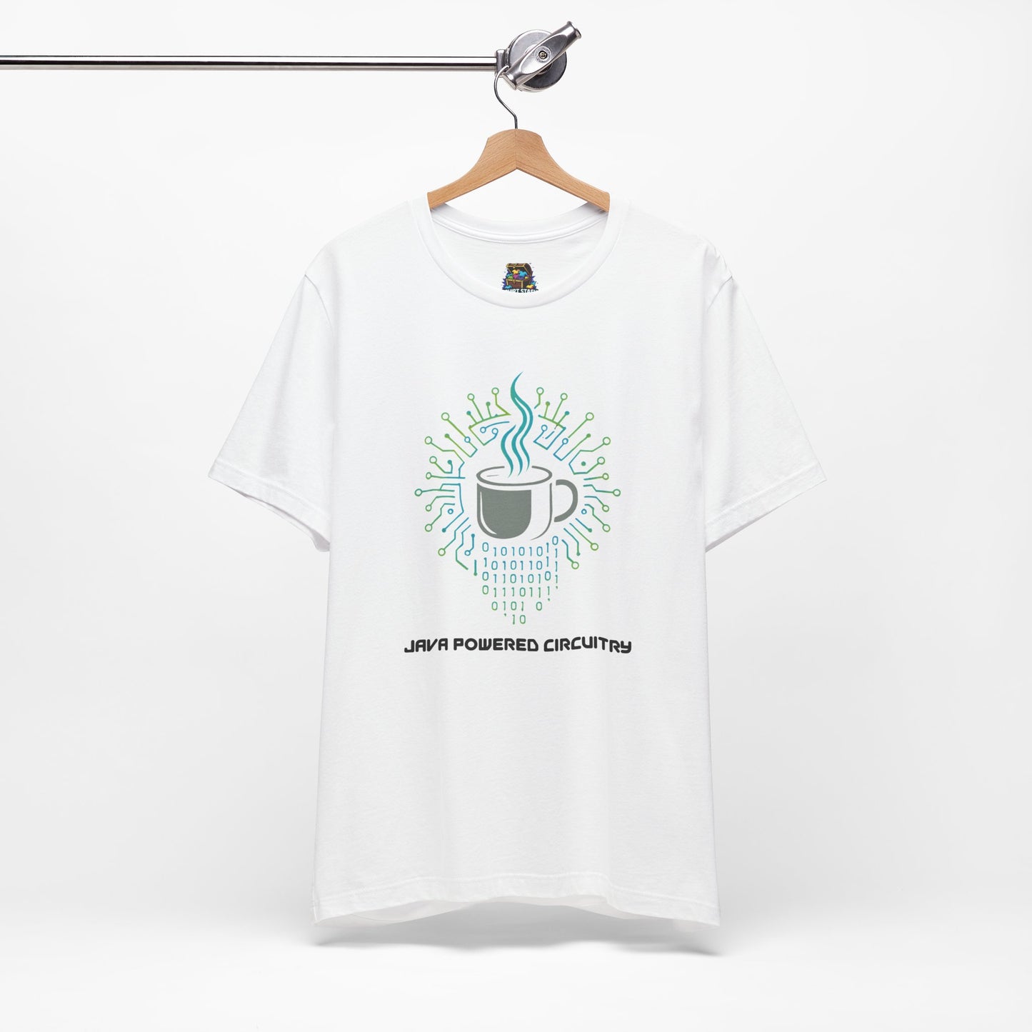 Java Powered Circuitry – Geek Coffee & Code Tee - Bella+Canvas