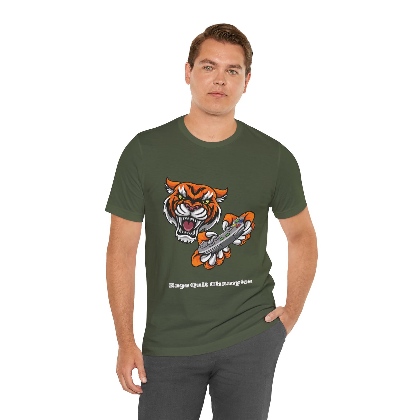 Rage Quit Champions Tiger Tee-Bella+Canvas