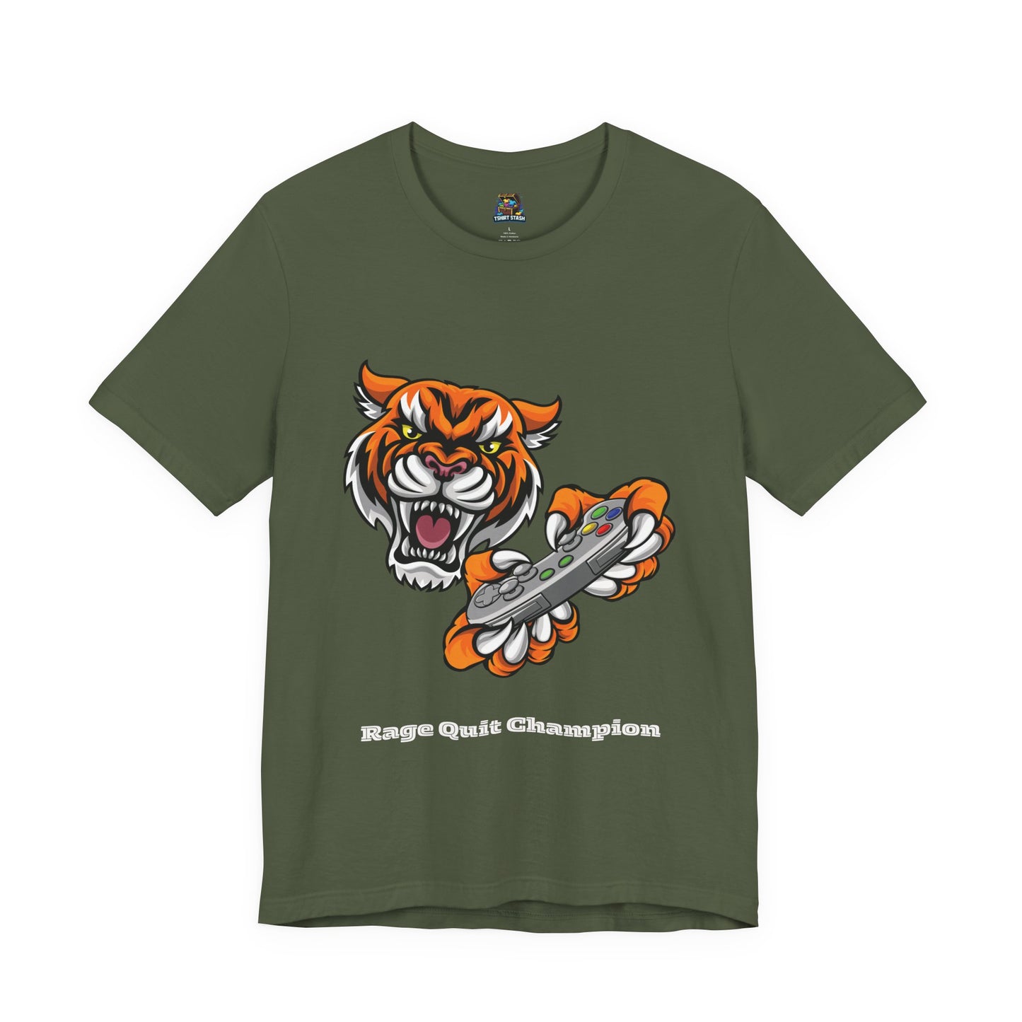 Rage Quit Champions Tiger Tee-Bella+Canvas