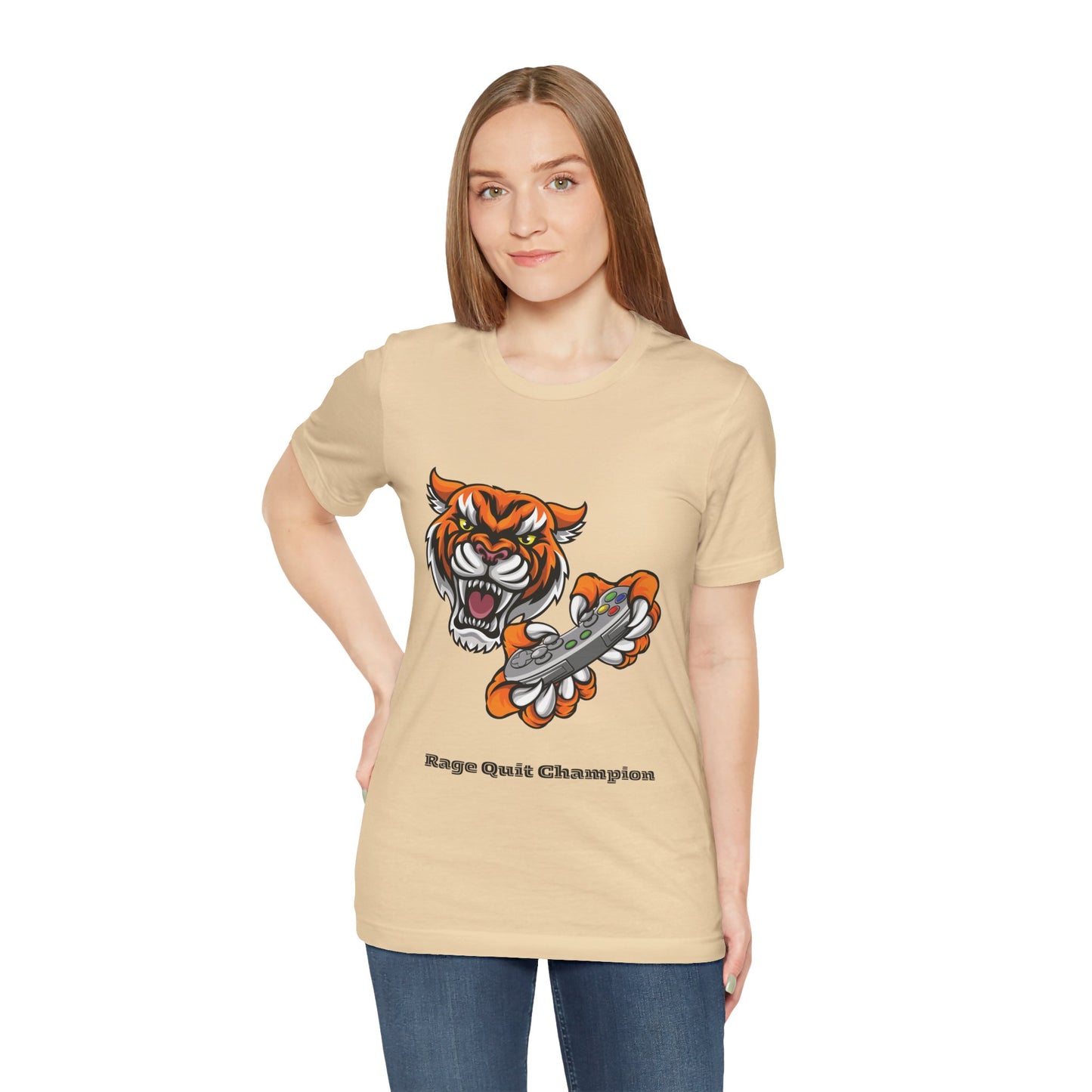 Rage Quit Champions Tiger Tee-Bella+Canvas