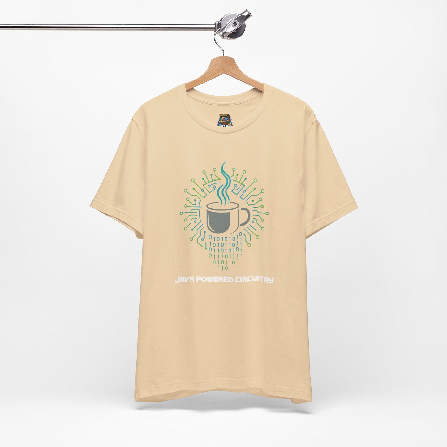 Java Powered Circuitry – Geek Coffee & Code Tee - Bella+Canvas