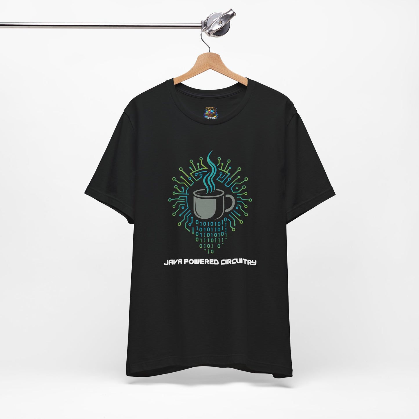 Java Powered Circuitry – Geek Coffee & Code Tee - Bella+Canvas