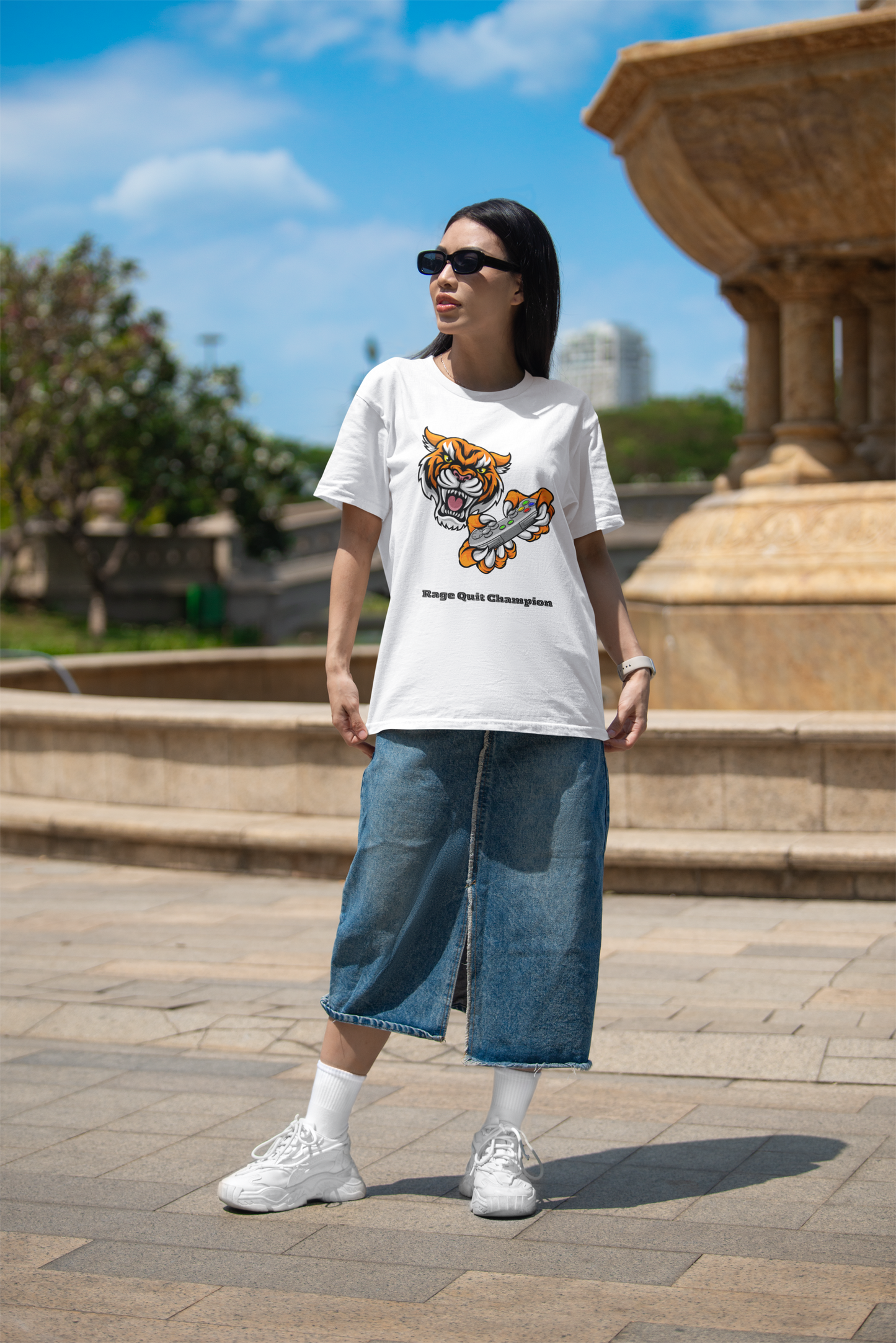 Rage Quit Champions Tiger Tee-Bella+Canvas