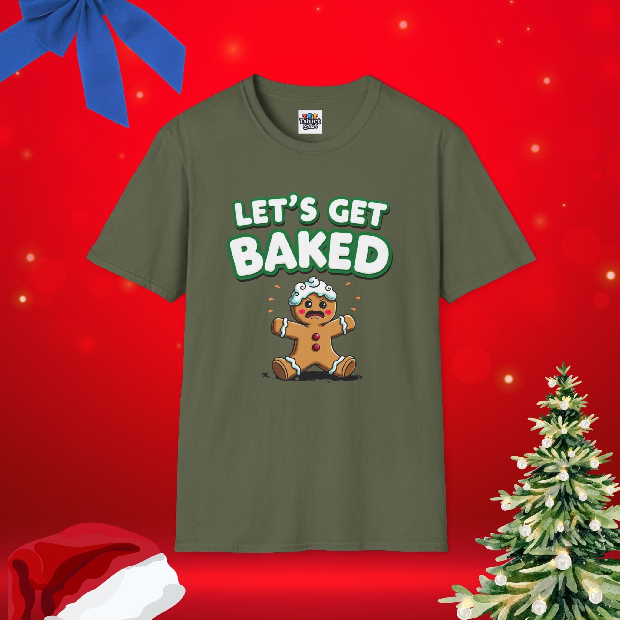 Christmas Cannabis Funny T-Shirt