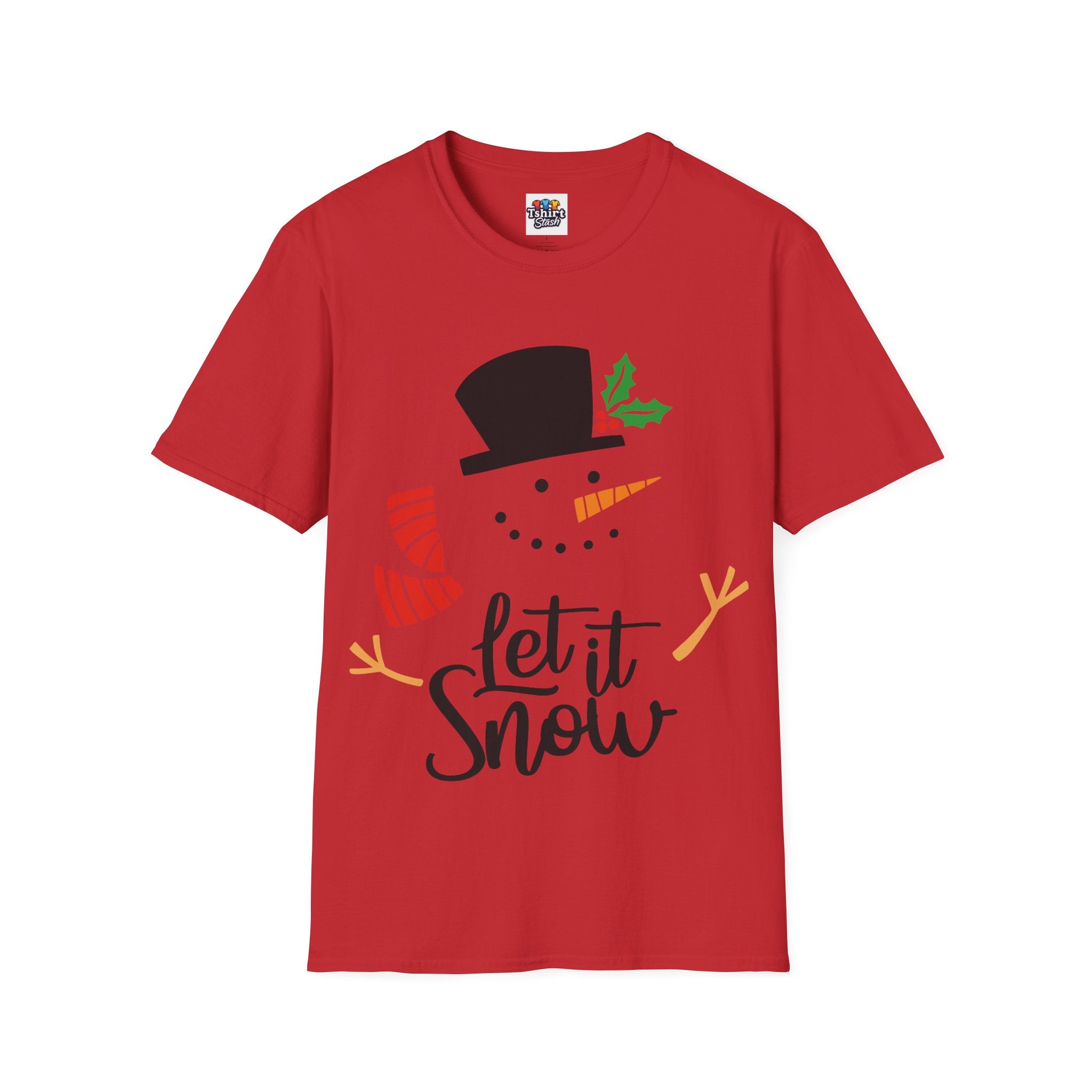 Christmas Snowman Let it Snow T-Shirt