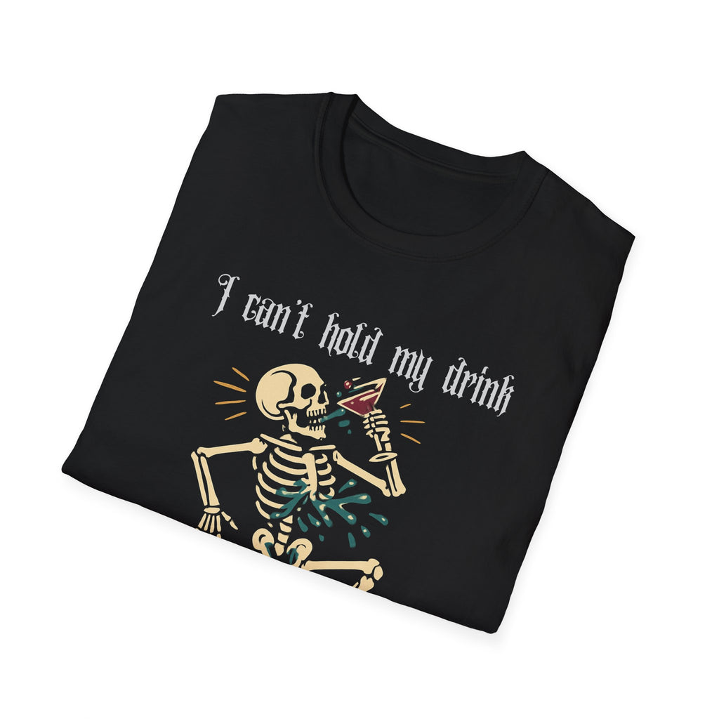 I cant hold my drink skeleton halloween T-Shirt