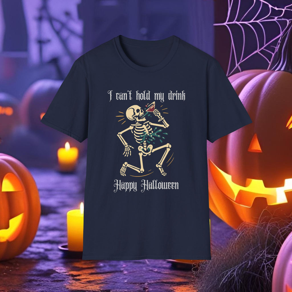 I cant hold my drink skeleton halloween T-Shirt