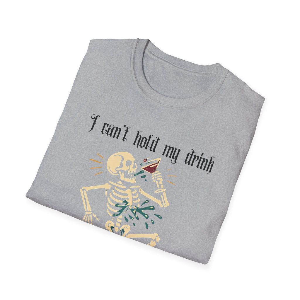 I cant hold my drink skeleton halloween T-Shirt