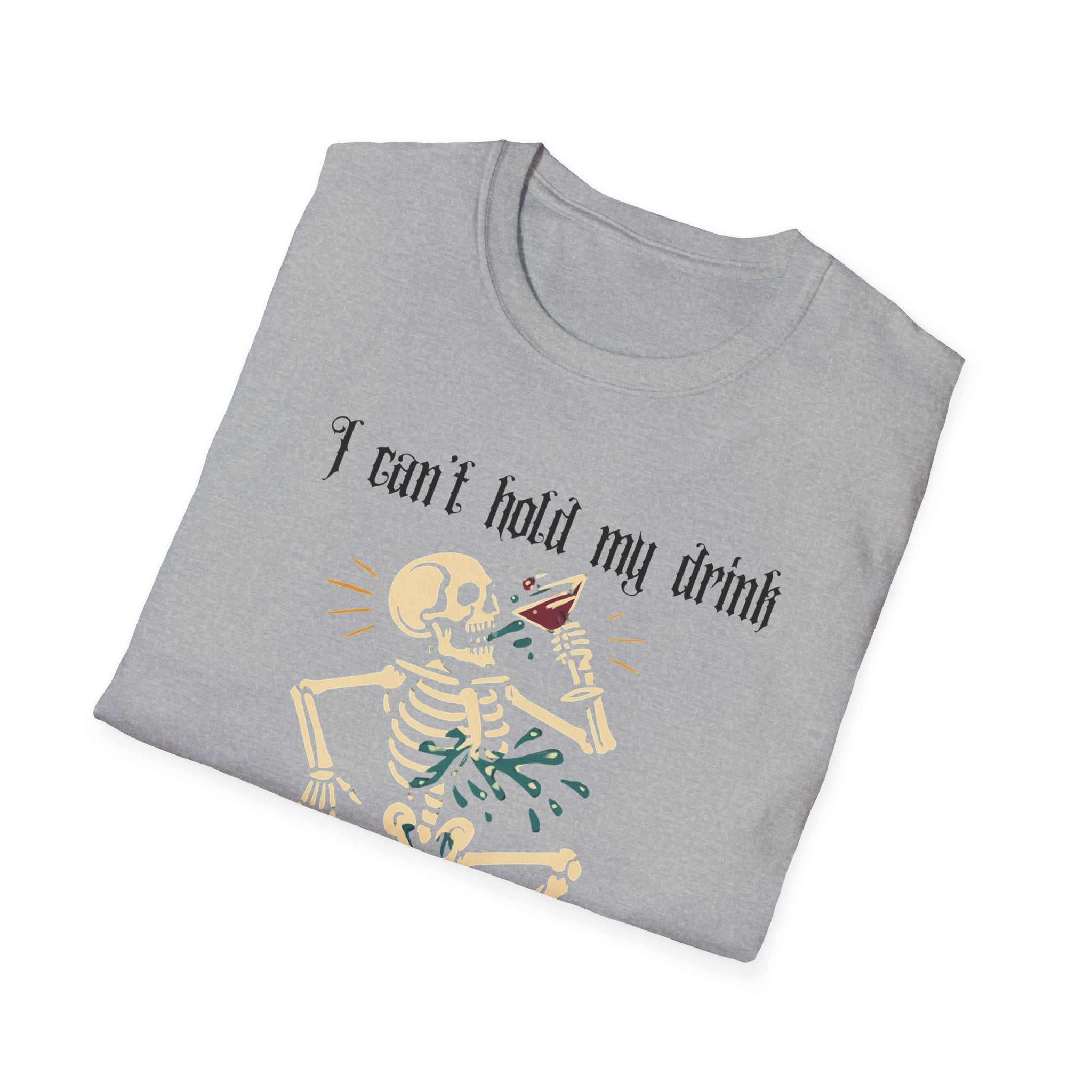 I cant hold my drink skeleton halloween T-Shirt
