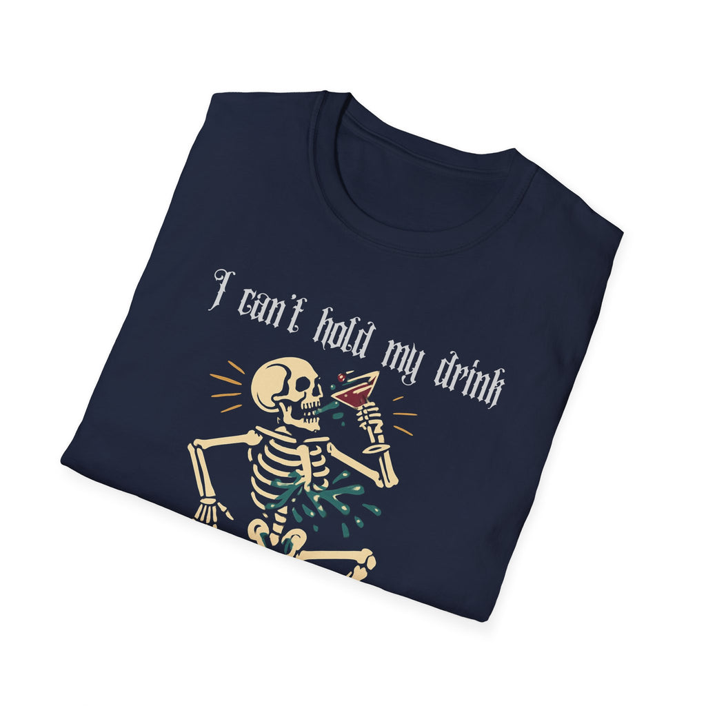 I cant hold my drink skeleton halloween T-Shirt