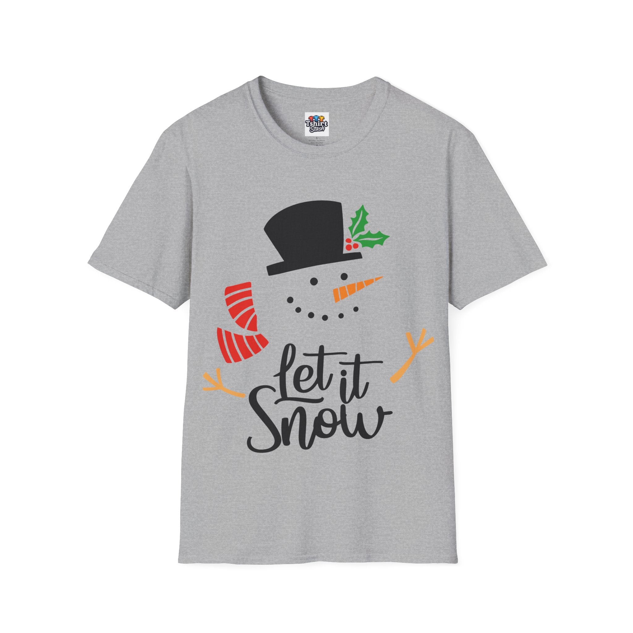 Christmas Snowman Let it Snow T-Shirt