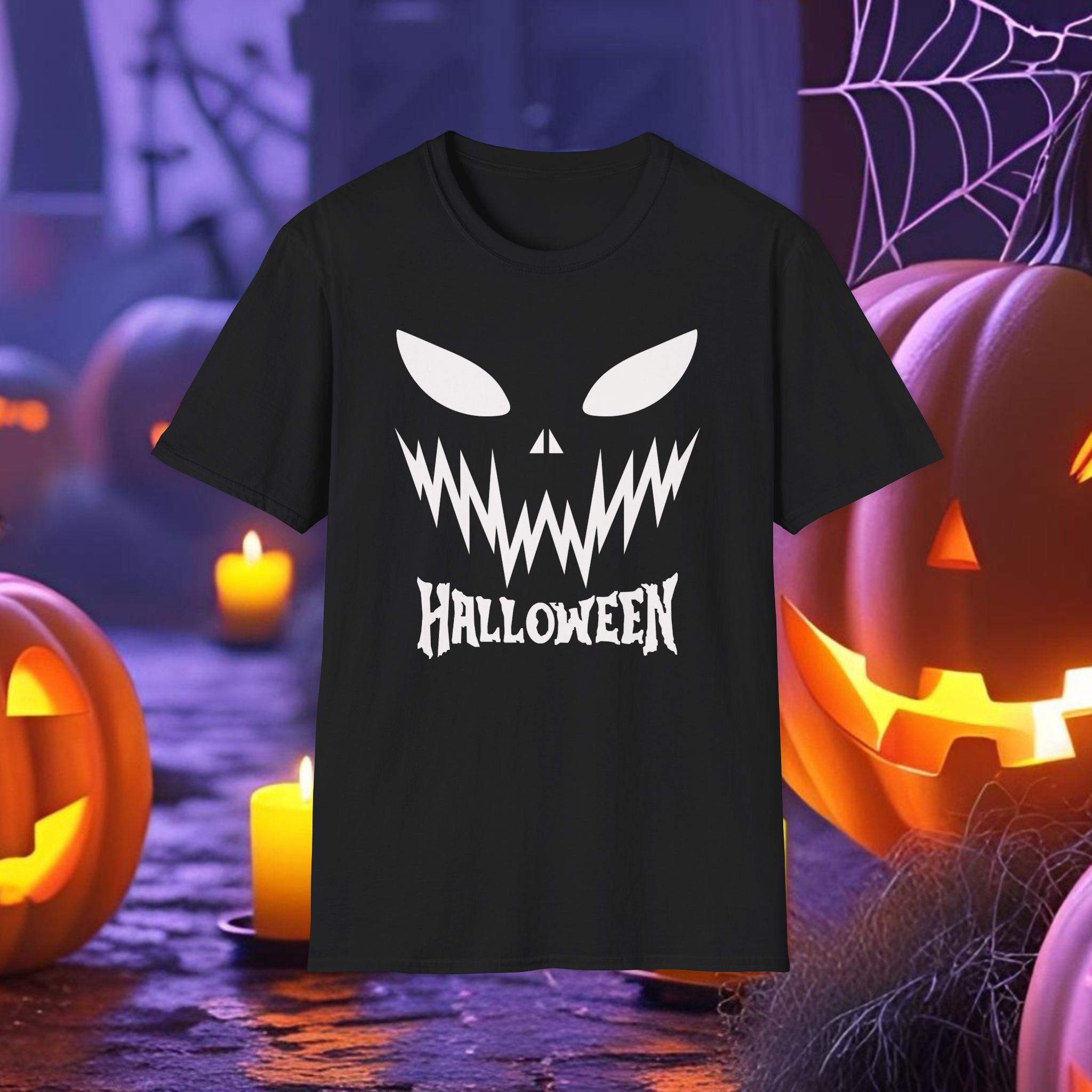 Scary Face Halloween T-Shirt