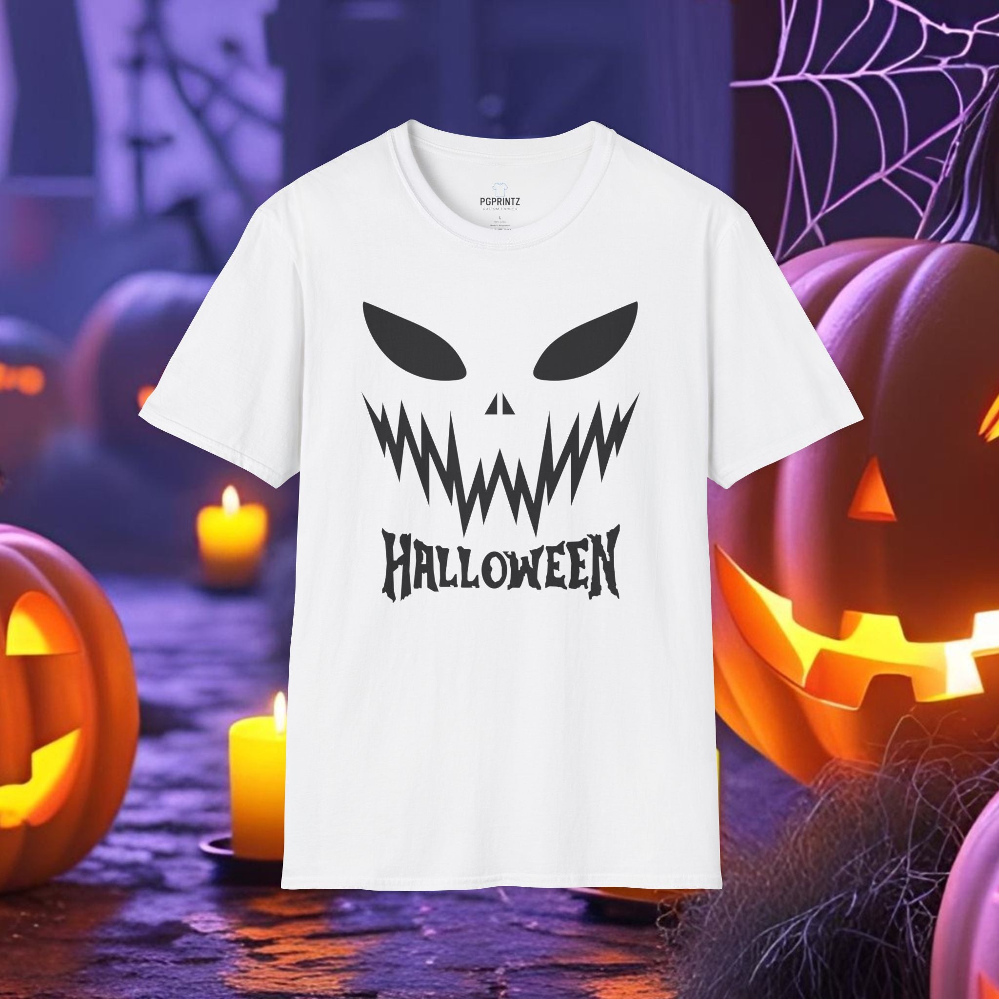 Scary Face Halloween T-Shirt