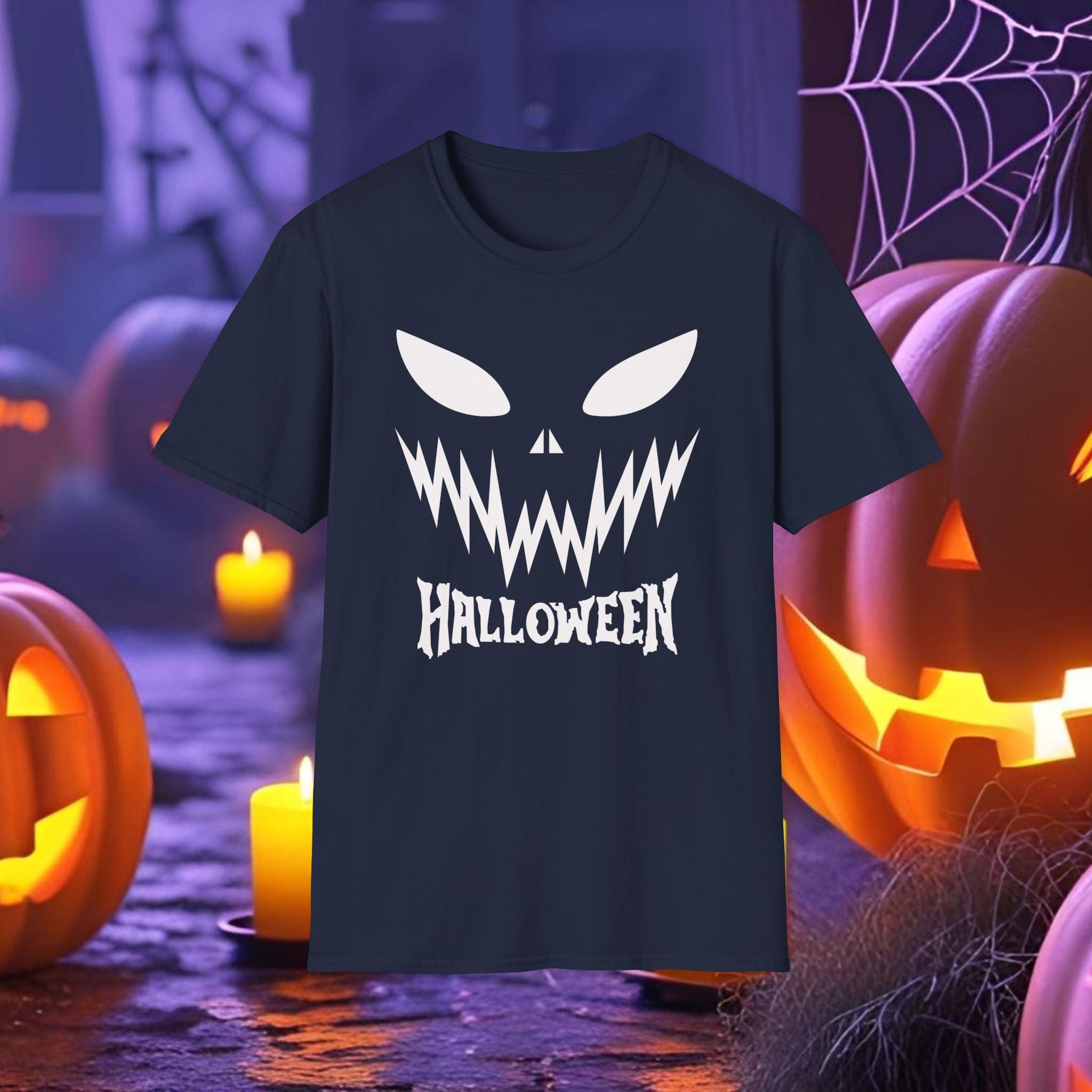 Scary Face Halloween T-Shirt