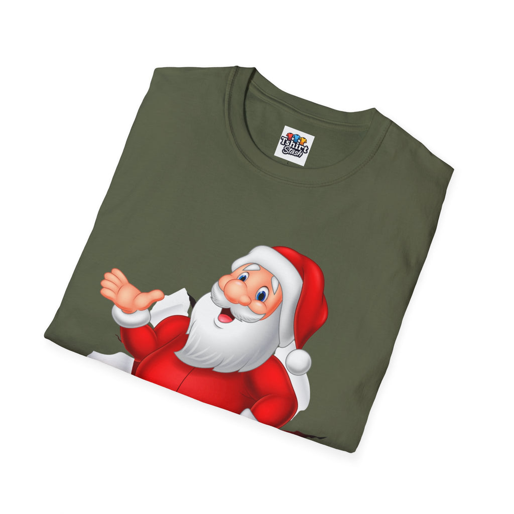 Santa Surprise Christmas T-Shirt