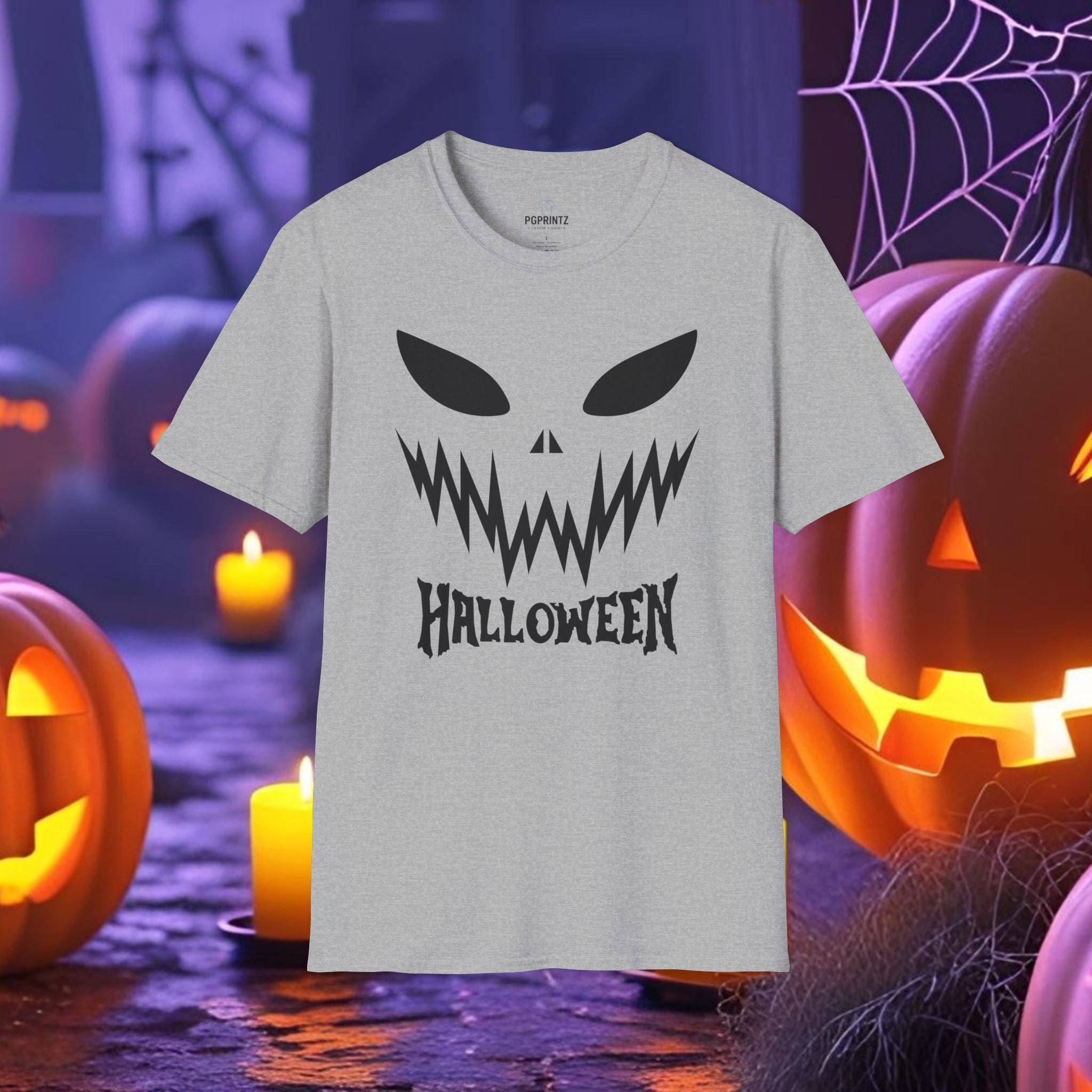 Scary Face Halloween T-Shirt